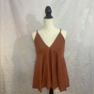 BUCKETLIST Top Sleeveless Dress (Polyester/Rayon/Spandex) Size: Large